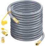 Aekops 48Feet 1/2 inch Natural Gas Hose with Quick Connect Fittings