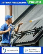 POXURIO 1200W Airless Paint Sprayer,3300PSI High Efficiency Electric Paint Sprayer