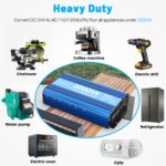 JARXIOKE Watt Pure Sine Wave Power Inverter,for Home