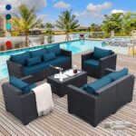5 Piece Furniture Outdoor Sectional Cushions