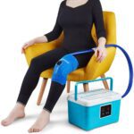 PhysioNatural Cold Therapy Machine - Wearable,Adjustable Knee Pad ?? Cooler Pump with Digital Timer