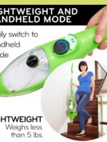 H2O MOP? X5 Steam Mop and Handheld Steam Cleaner For Cleaning Hardwood and Kitchen Tile Floors Grout Cleaner Upholstery Cleaner and Carpets