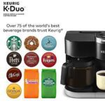 Keurig K-Duo Coffee Maker,Single Serve and 12-Cup Carafe Drip Coffee Brewer,Compatible with K-Cup Pods and Ground Coffee,Black