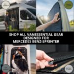 VanEssential Insulated Magnetic Blackout Front Windshield Cover Designed