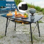 PORTAL Camping Table Portable Foldable with Adjustable Legs
