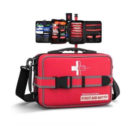 Homestockplus Advanced Comprehensive First Aid Kit with Well Organized Labelled Compartments