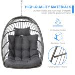 LEYCAY Egg Chair with Stand,Hanging Egg Swing Hammock Chair