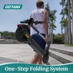 Adult Electric Scooter,8.5 Inch Pneumatic Tires,Max Range 14/18 Miles,Max Speed 15.5/18 MPH,Powered by 300 Watt Motor,with Cruise Control Adult Folding Electric Scooter