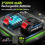 ?TaskStar Grease Gun Battery Powered,[Super Efficient] Electric Grease Gun Kit