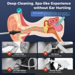 Upwayde Water Powered Ear Cleaner with 6 Reusable Replacement Tips and 3 Water Pressure Modes