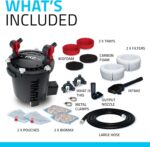 High Performance Aquarium Filter,Canister Filter for Aquariums up to 400 Gal.