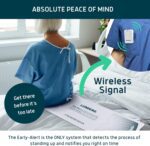 Lunderg Early Alert Bed Alarm for Elderly Adults - Bed Alarms and Fall Prevention