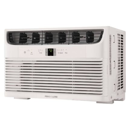 Frigidaire 8,000 BTU Window Air Conditioner with WiFi & Remote,Multi-Speed,Eco Mode,White