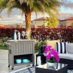 YITAHOME 85 Quart Rolling Cooler Cart with Bottle Opener Drainage,Portable Cooler on Wheels