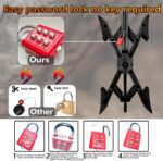 ?RVPNR CN X-Shaped Wheel Chock Stabilizer,RV Stabilizer Wheel Chock Scissor