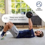 Bowflex SelectTech 552 Adjustable Dumbbells Pair,5-52.5 lbs,Space-Saving Home Gym Equipment