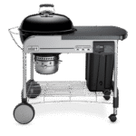 Weber Performer Deluxe 22??? Black Charcoal Grill with Gas Ignition and Gourmet BBQ System