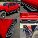 OEDRO Drop Down Running Boards Compatible Textured Steel Nerf Bars