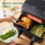 COSORI 8-in-1 Dual Air Fryer,Multi-dish Cooking at Once for Family and Couple