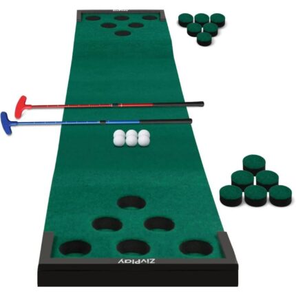 ZivPlay Putt Putt Golf Set with 2 Putter Golf Balls