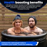 The Cold Pod Ice Bath Tub for Athletes XL: Cold Plunge Tub Outdoor with Cover