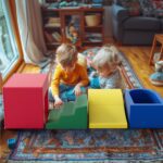 Piece PU Leather Toddler Climbing Toys Indoor,Foam Climbing Blocks for Toddlers 1-3,Soft Play Climbing for Toddlers,Climb and Crawl Foam Playset (PU Waterproof)