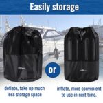 Affordura Boat Fender 4 Pack Boat Bumpers Fenders with 4 Ropes,Boat Bumpers for Pontoon