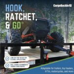 CargoBuckle Bolt On Retractable Ratchet Straps Heavy Duty,3,500 lbs Break Strength