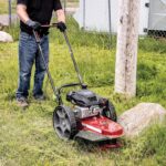 Walk Behind String Mower With 160cc Viper 4-Cycle Engine,22 ?Cutting Diameter,14 ?Never-Go-Flat Wheels,Easy Assembly,Adjustable Handlebar,Model # 40314