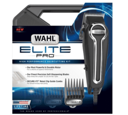 WAHL Elite Pro, High Performance Hair Clipper Kit (15 Piece Kit) &ndash; 79734