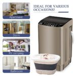 Portable Washing Machine,17.7 Lbs Large Capacity Full Automatic Washing Machine