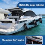 Affordura Boat Fender 4 Pack Boat Bumpers Fenders with 4 Ropes,Boat Bumpers for Pontoon