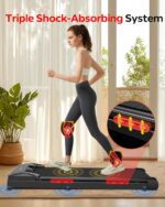 CURSOR FITNESS Walking Pad Treadmill with Incline
