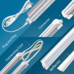 Barrina LED Grow Light,V-Shape with Reflector,Plant Lights for Indoor Plants,6-Pack