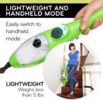 H2O MOP? X5 Steam Mop and Handheld Steam Cleaner For Cleaning Hardwood and Kitchen Tile Floors Grout Cleaner Upholstery Cleaner and Carpets