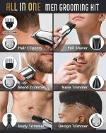 Ufree Beard Trimmer for Men,Waterproof Electric Razor for Nose,Body,Face and Mustache,Cordless Hair Clippers Shavers for Men Grooming Kit,Gifts for Men Husband Father