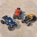 RocHobby Atlas 1/10 RC Crawler,4WD 2.4Ghz RC Rock Truck Off Road,Hobby RC Car Indoor&Outdoor 2 in 1,RC Vehicles for Adults Need to Complete with Battery,Yellow