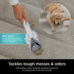Shark CarpetXpert EX201 Carpet Cleaner, Cyan ?C Deep Cleaning with StainStriker, Perfect for Pets, Includes Spot & Stain Remover Tools