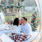 Alvantor Bubble Tent Pop Up Gazebo,8-10 Person Igloo Dome Garden Patio Canopy Shelter