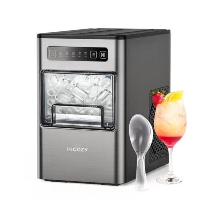 HiCOZY Ice Maker Countertop,Ice in 6 Mins with Self-Cleaning