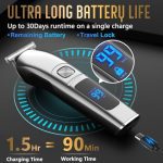 Ufree Beard Trimmer for Men,Waterproof Electric Razor for Nose,Body,Face and Mustache,Cordless Hair Clippers Shavers for Men Grooming Kit,Gifts for Men Husband Father