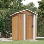 Small Metal Garden Sheds in 4 Colours
