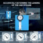 ?VXSCAN Automotive Smoke Machine Leak Detector,with Built-in Air Pump