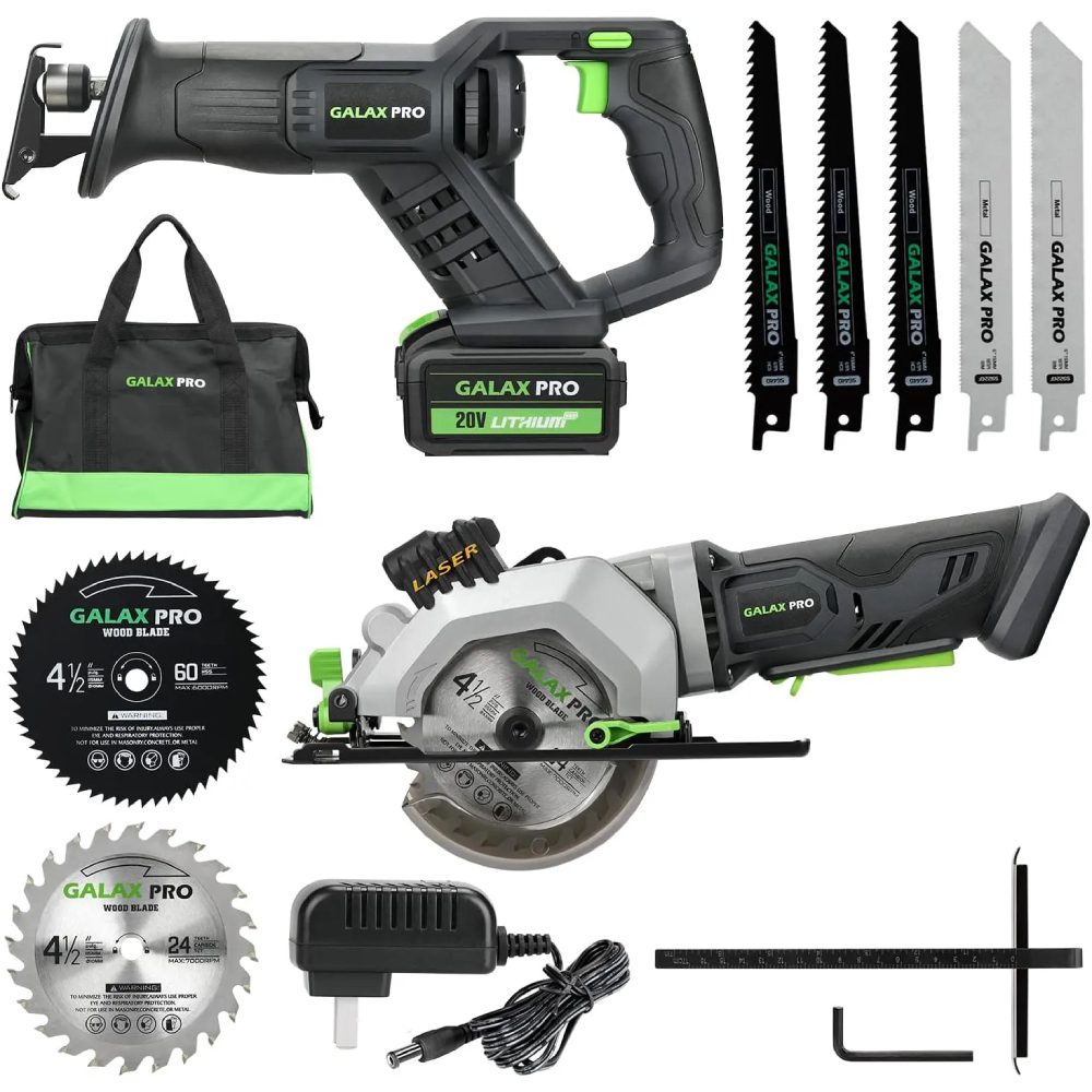 GALAX PRO Circular Saw and Reciprocating Saw Combo Kit GALAX PRO Circular Saw and Reciprocating Saw Combo Kit