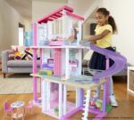 Barbie Dreamhouse Dollhouse With 70+ Accessories,Working Elevator,Lights and Sounds