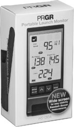 Black Pocket Launch Monitor HS-130A (New 2021 Model)