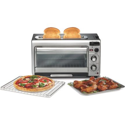 Hamilton Beach 2-in-1 Countertop Toaster Oven and Long Slot 2 Slice Toaster
