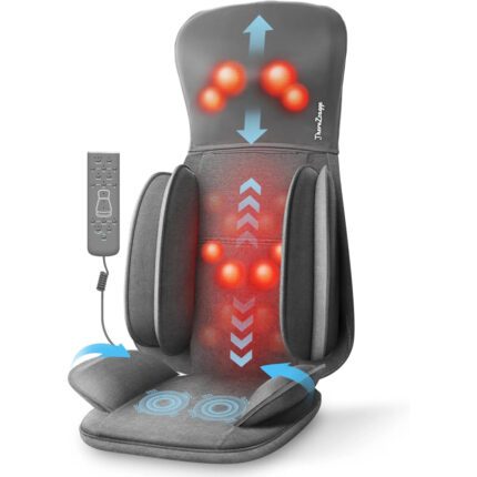 THERAZZAGGE Shiatsu Neck Back Massager with Heat,Massage Chair Full Body with Compression