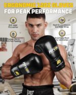 FITVEN Freestanding Punching Bag with Boxing Gloves