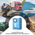 ?VXSCAN Automotive Smoke Machine Leak Detector,with Built-in Air Pump